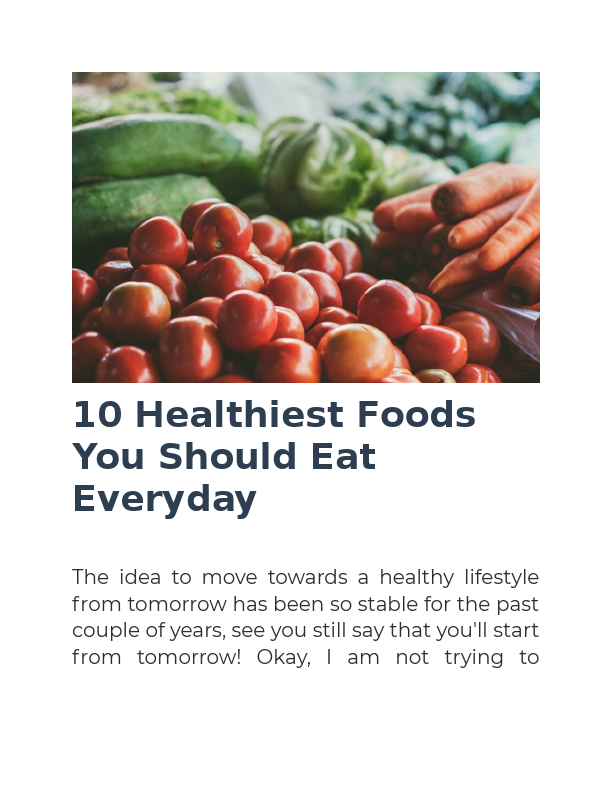 10 Healthiest Foods You Should Eat Everyday.pdf