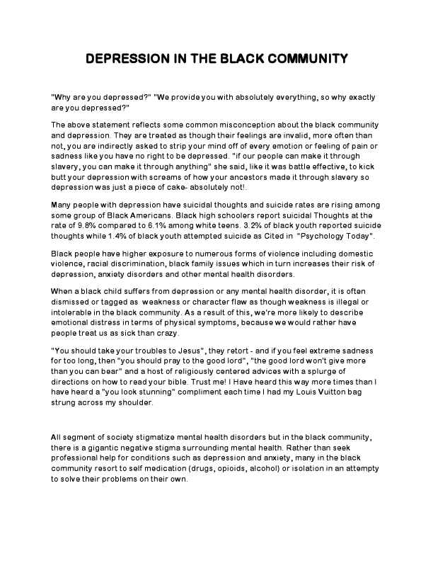 DEPRESSION IN THE BLACK COMMUNITY.pdf