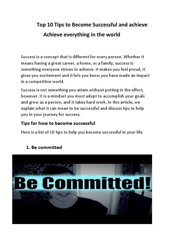 Top 10 Tips to Become Successful and achieve everything in the world.pdf