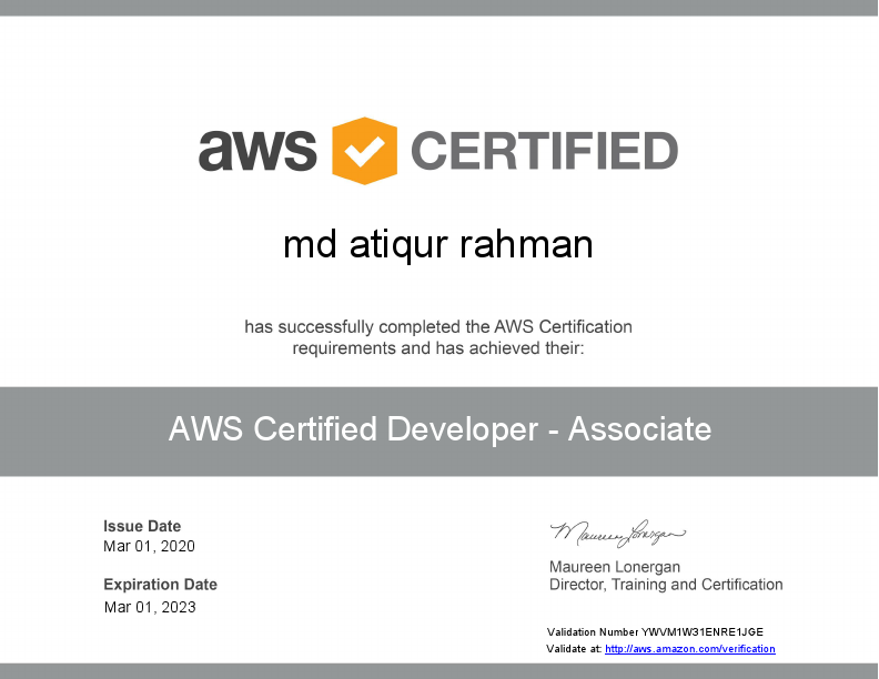 AWS Certified Developer - Associate certificate.pdf