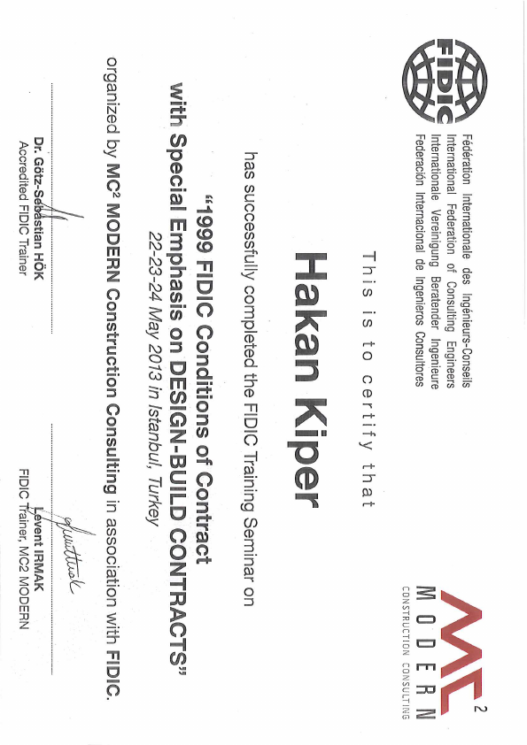FIDIC Training Certificate.pdf
