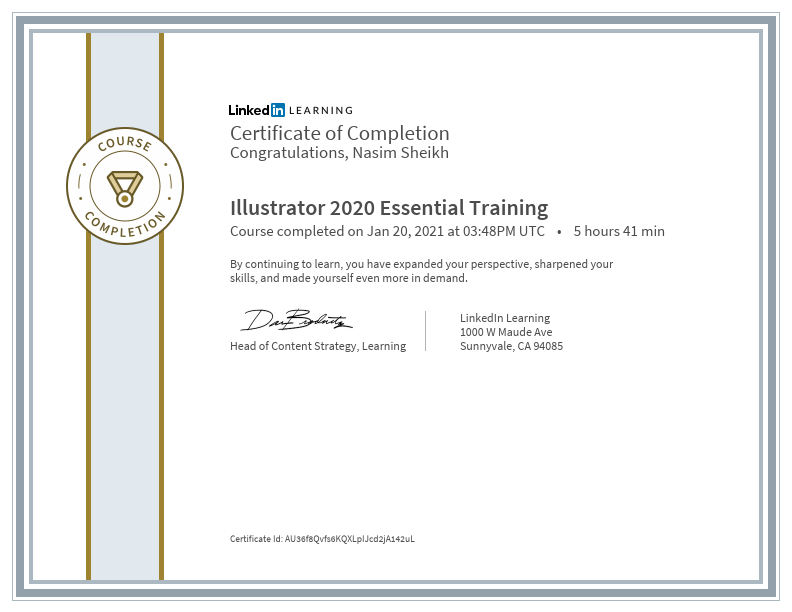 CertificateOfCompletion_Illustrator 2020 Essential Training_2.pdf
