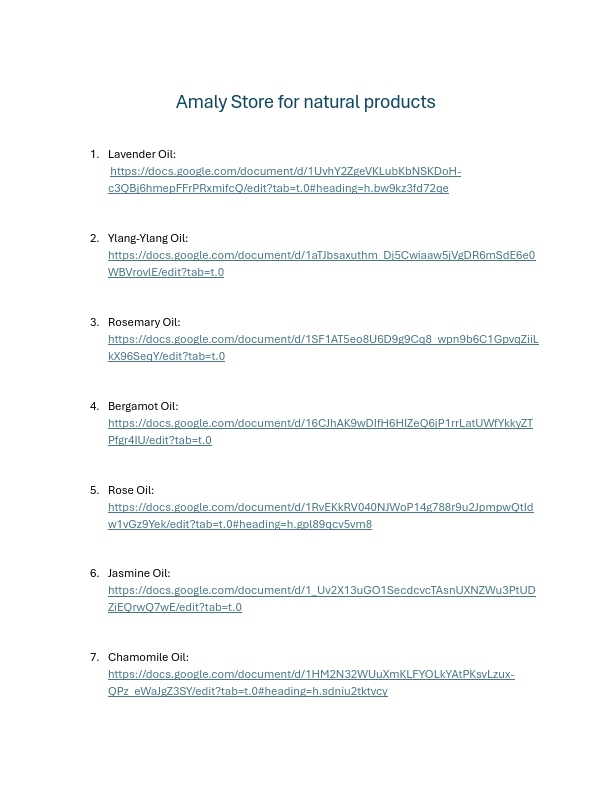 Amaly Store SEO - English Content.pdf