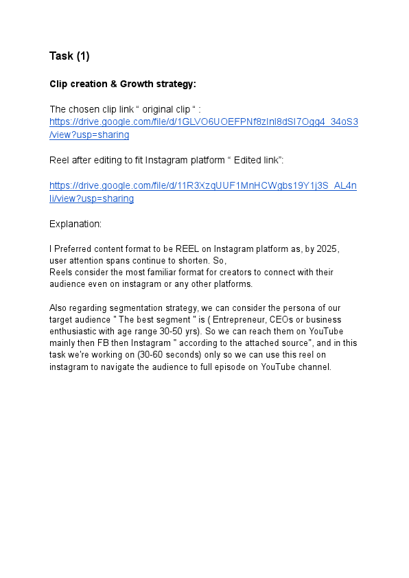 Task (1)  Clip creation & Growth strategy.pdf
