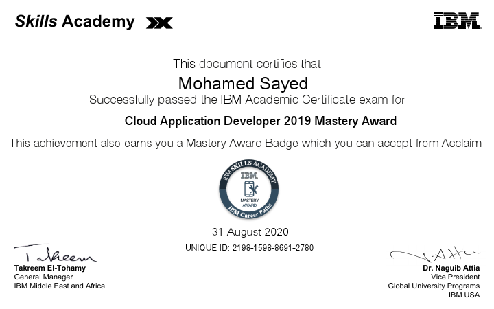 Cloud Application Developer 2019 Mastery Award_certificate (1).pdf