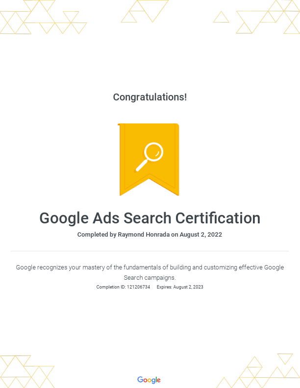 Google Ads Search Certification _ Honrada-Raymond.pdf