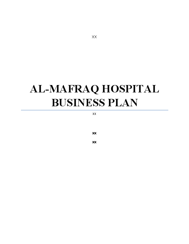 AL-MAFRAQ HOSPITAL BUSINESS PLAN.pdf