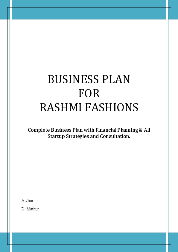 Business Plan - Rashmi Fashions.pdf