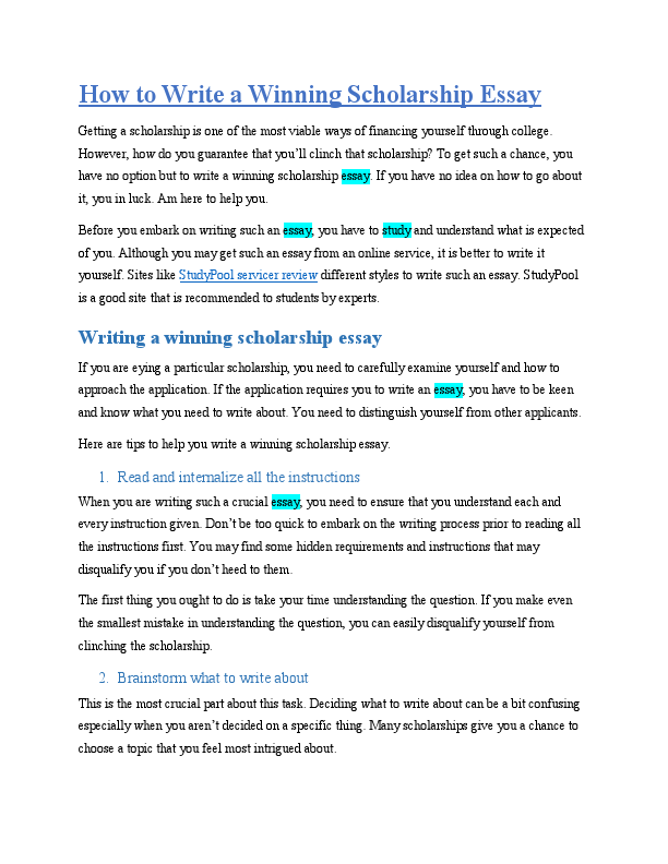 How to Write a Winning Scholarship Essay.pdf