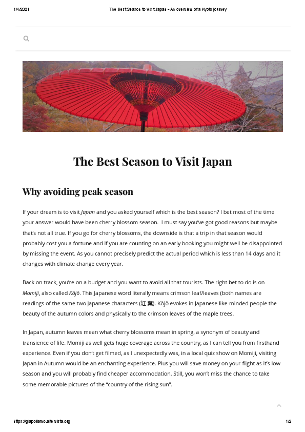 The Best Season to Visit Japan - An overview of a Kyoto journey.pdf