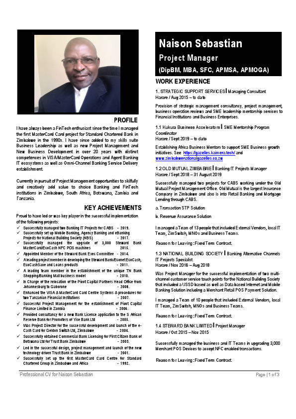 Naison Sebastian - Detailed CV  - Mar 2021 PM.pdf
