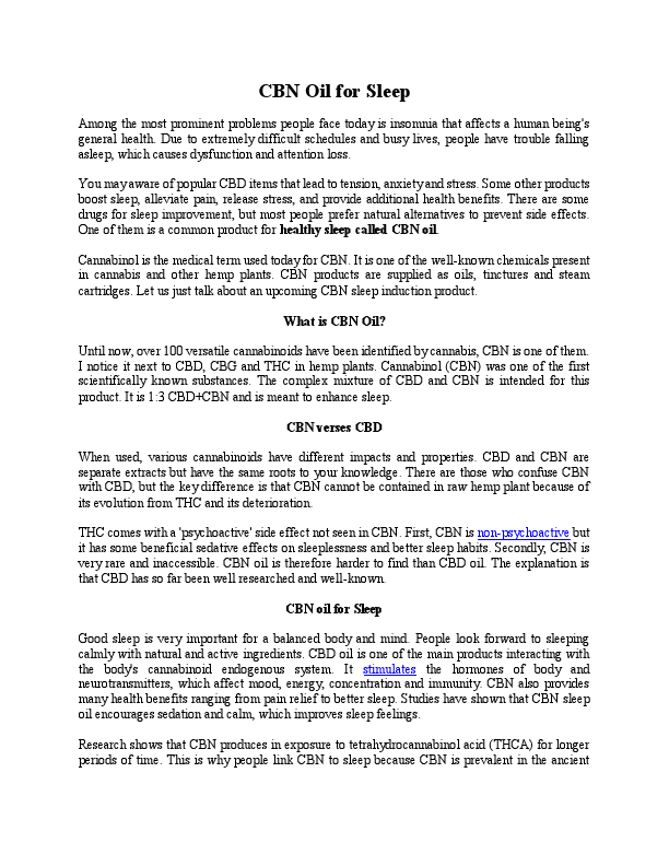CBN Oil For Sleep.pdf