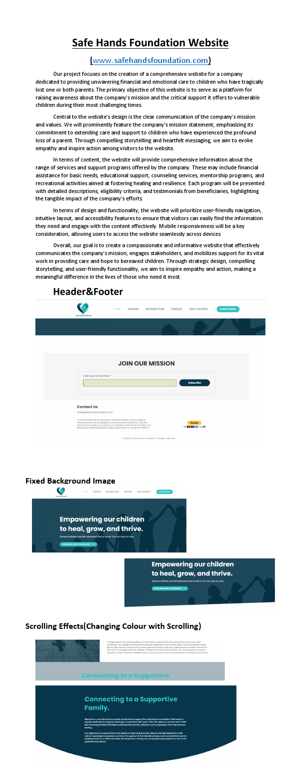 Safe Hands Foundation Website porfolio.pdf