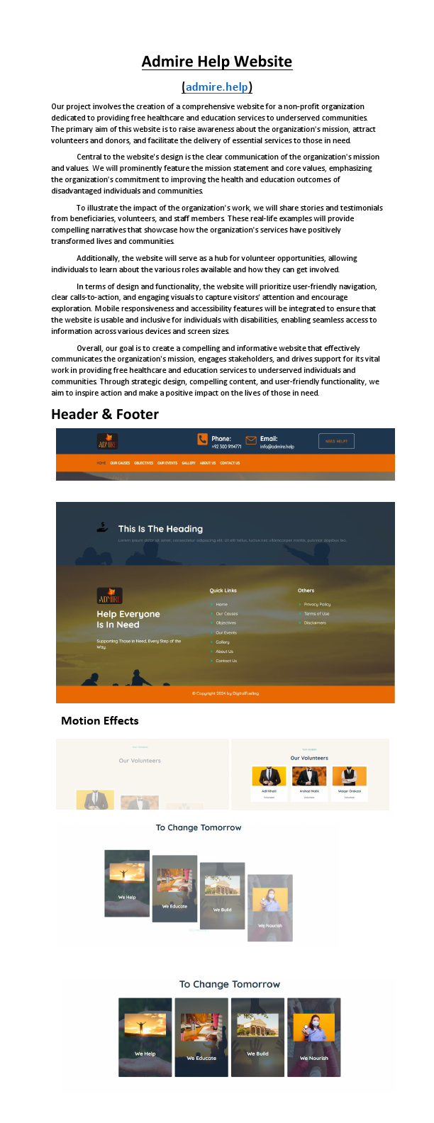 Admire Help Website porfolio.pdf