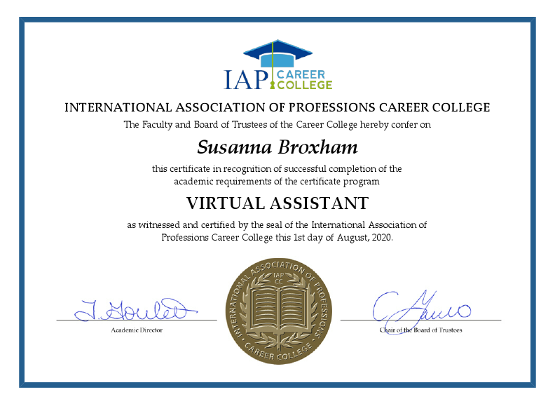 SM Broxham. Virtual Assistant Certification..pdf