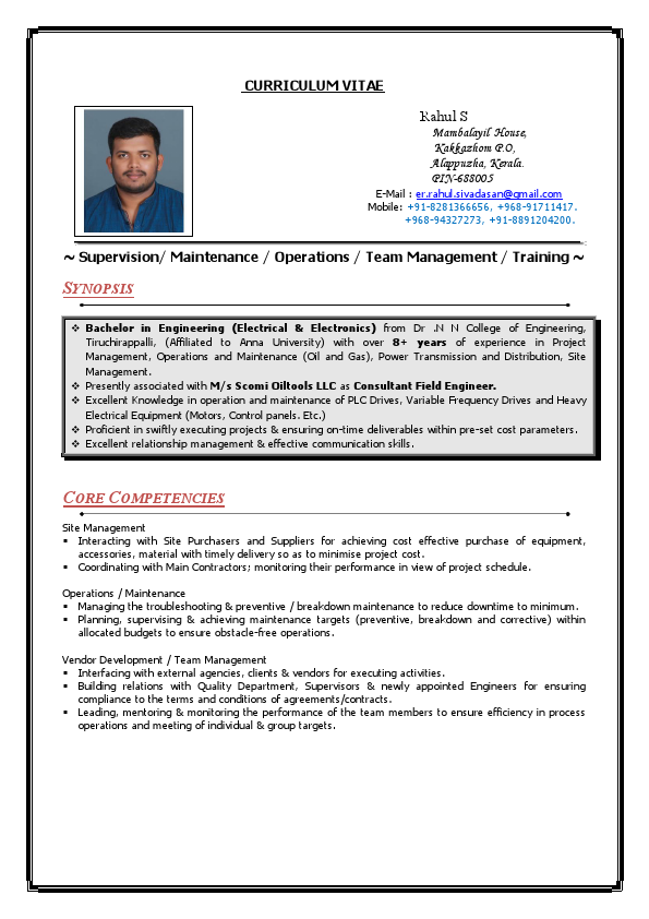 Resume on October 2019 (Substation).pdf