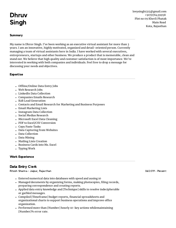 Data Entry Clerk Resume (1).pdf