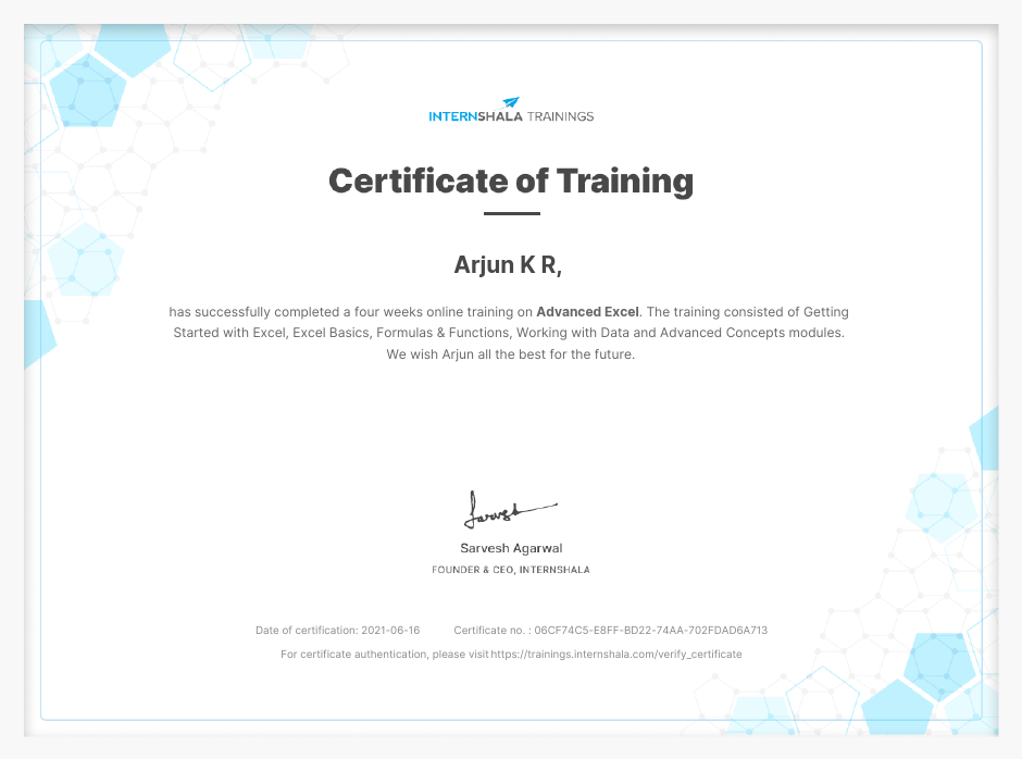 Advanced Excel Training - Certificate of Completion.pdf