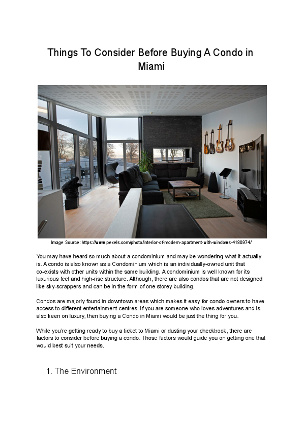 Things To Consider Before Buying A Condo in Miami.pdf