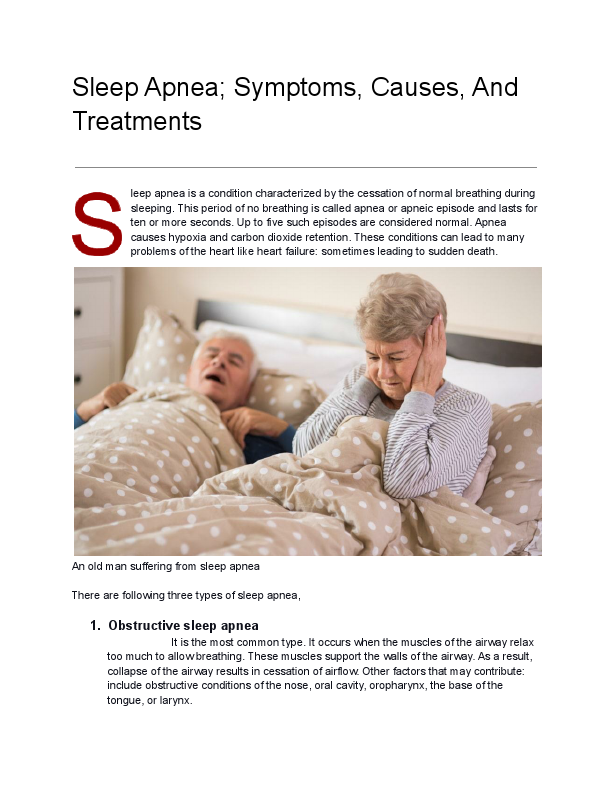 Sleep Apnea; Symptoms, Causes, And Treatments.pdf
