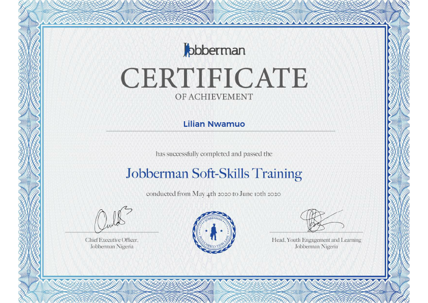 Lilian Nwamuo Soft skills cert.pdf