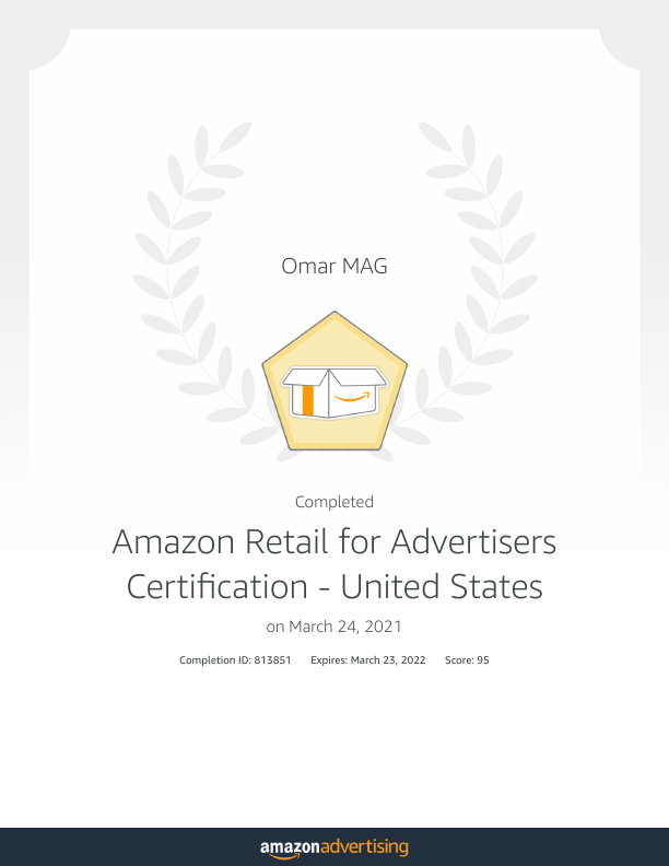Amazon retail for advertisers Certification.pdf