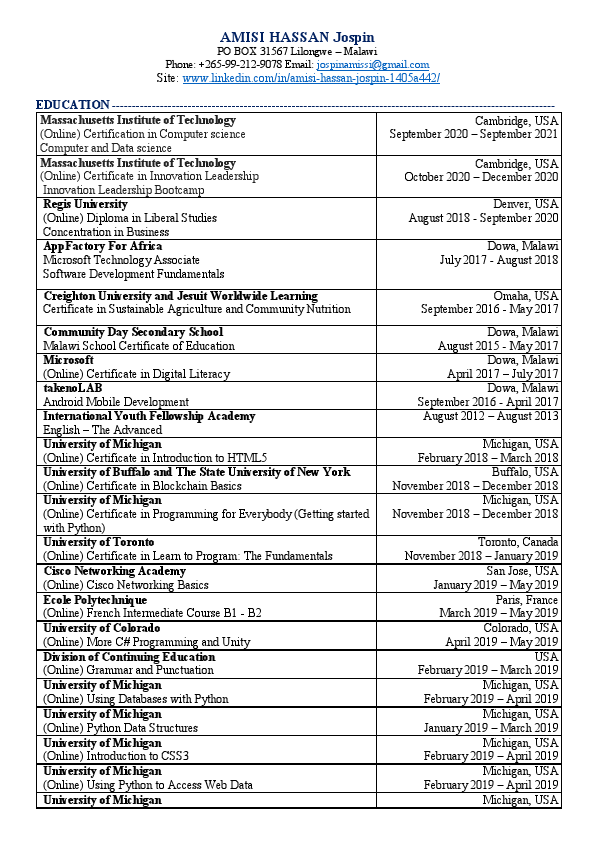 Amisi Jospin Hassan - CV.pdf