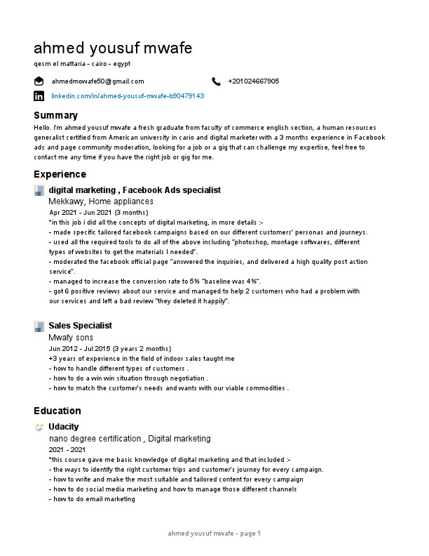 Resume-ahmed-yousuf-mwafe-digital marketing intern.pdf