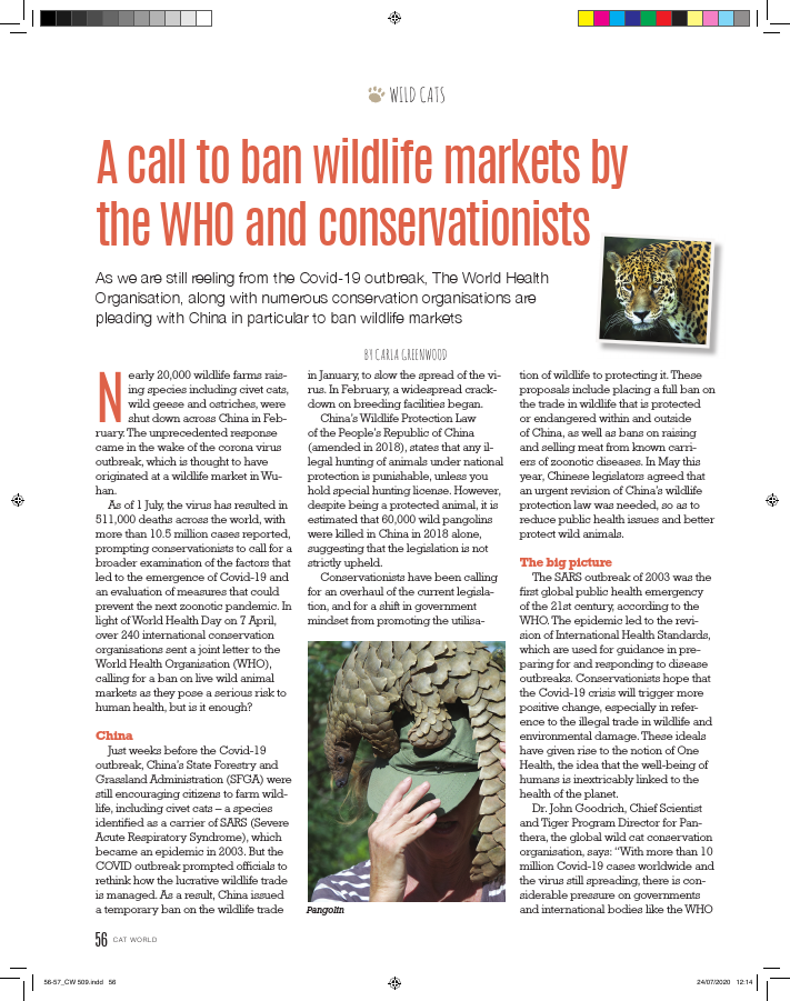 call to ban wildlife markets due to covid outbreak.pdf