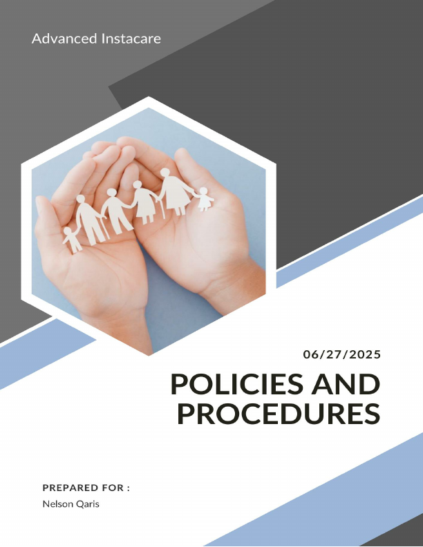 POLICIES AND PROCEDURES - Advance InstaCare - June. 2025.pdf