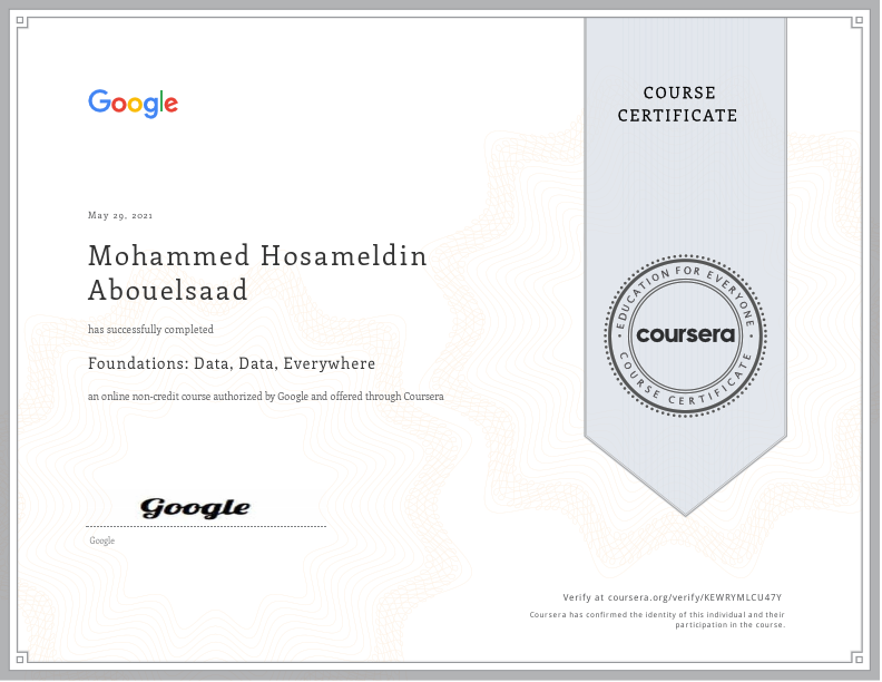 Google Foundations Data, Data, Everywhere Certificete.pdf