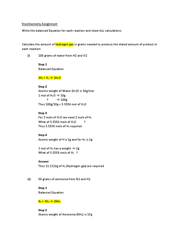 Stoichiometry Assignment.pdf