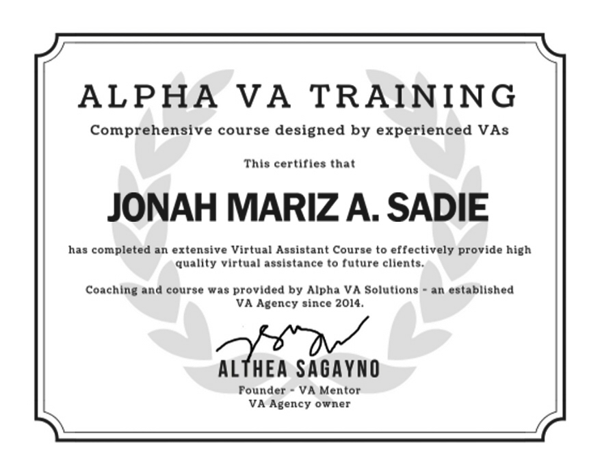 Alpha VA certificate.pdf