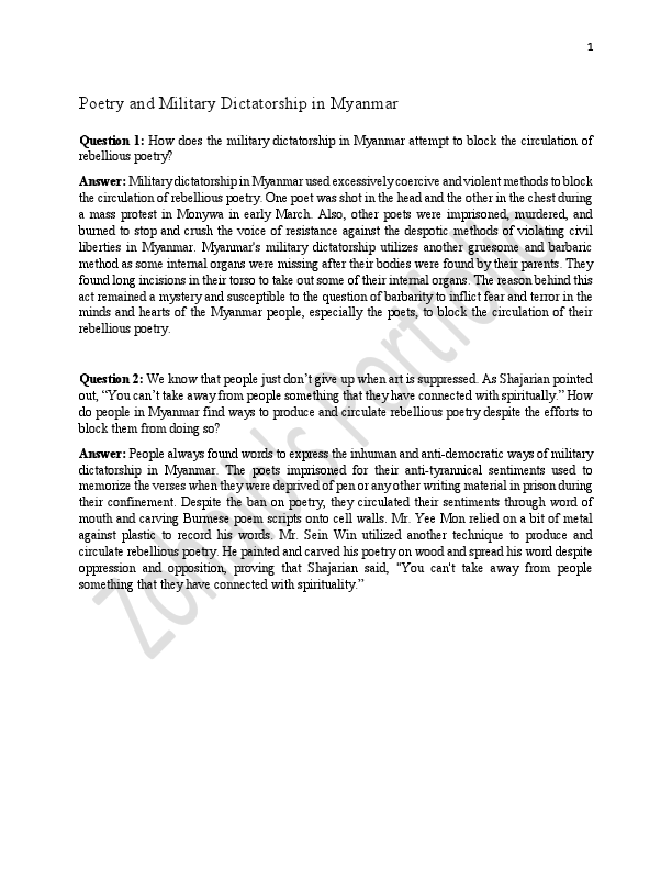 Poetry and Military dictatorship in Myanmar QandA .edited.pdf