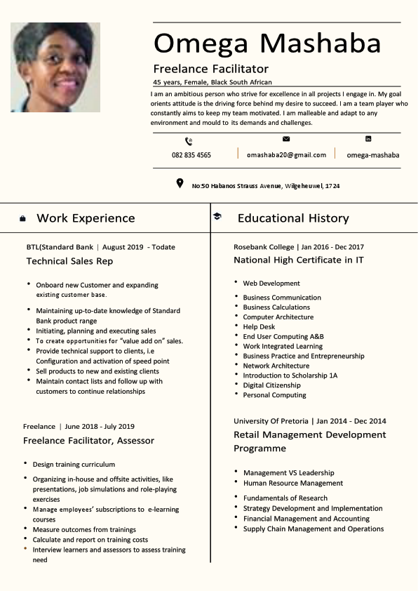 Omega Mashaba Resume Latest .pdf