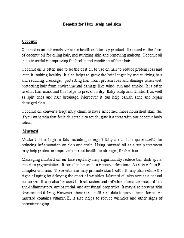 Benefits for Hair, scalp and skin.pdf