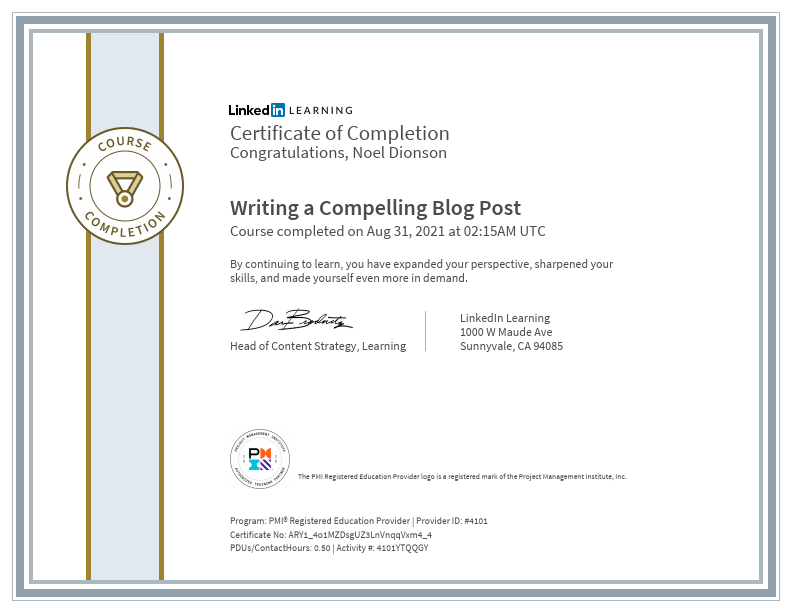 CertificateOfCompletion_Writing a Compelling Blog Post(2).pdf