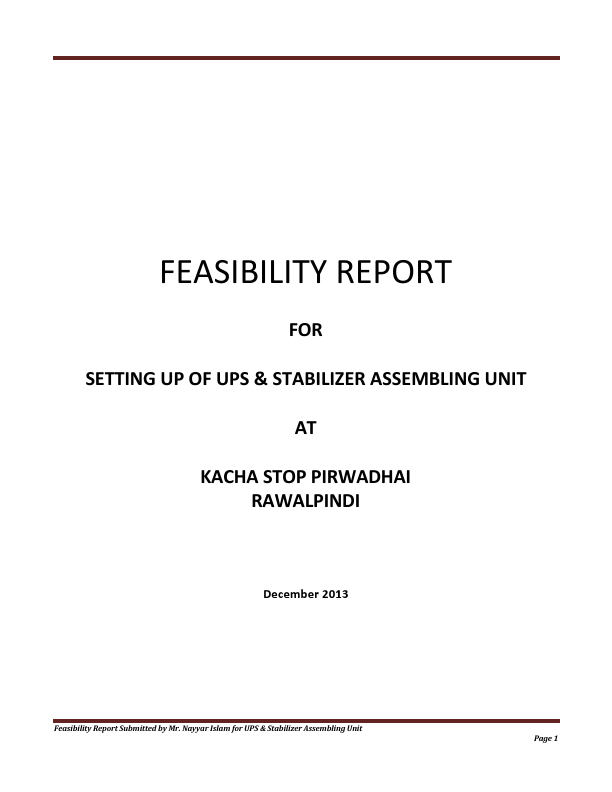Feasibility Report - UPS.pdf