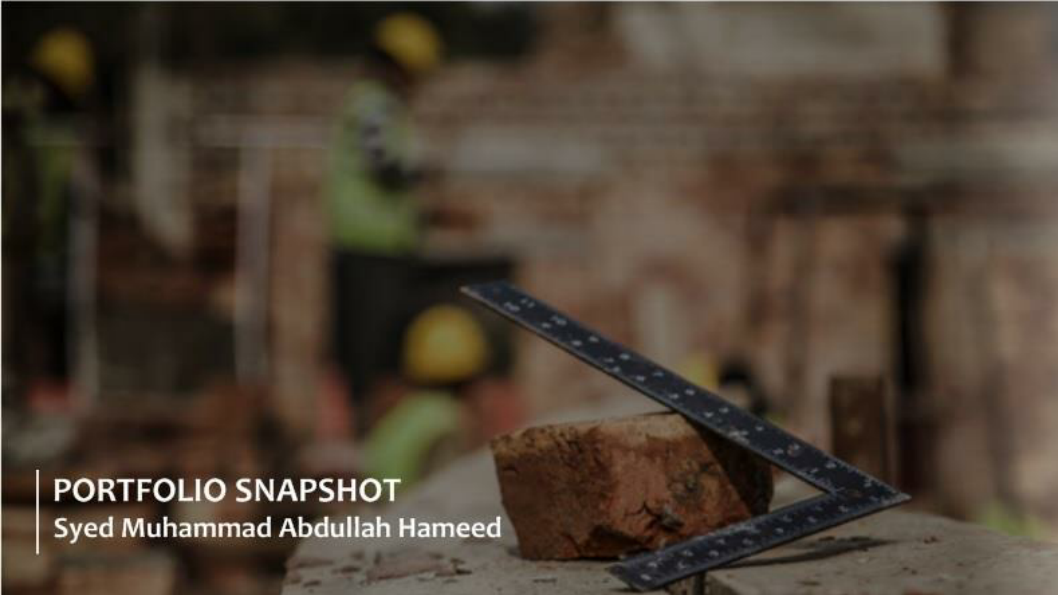 Portfolio Snapshot - Hameed, Syed M Abdullah  .pdf