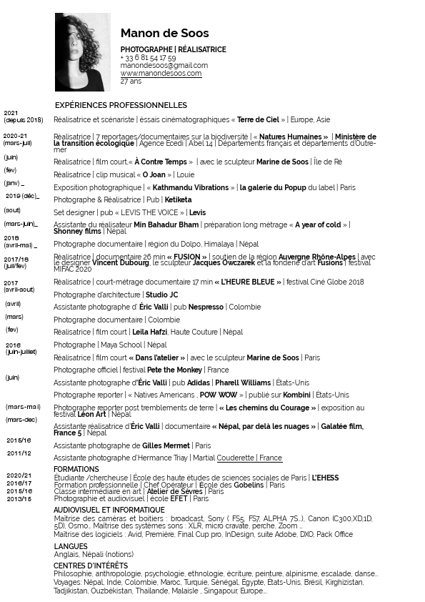CV Manon de Soos 2021 .pdf