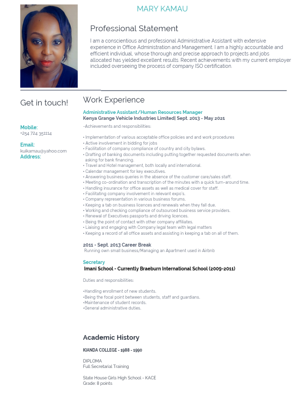 Mary Kamau - Resume1.pdf