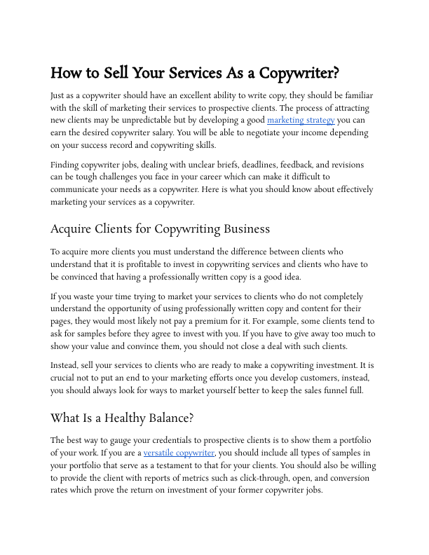 How to Sell Your Services As a Copywriter.pdf