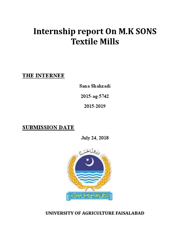 Internship report On M.K SONS.pdf