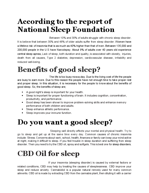 According to the report of National Sleep Foundation.pdf