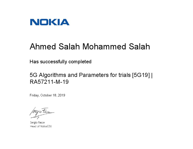 5G Algorithms and Parameters.pdf