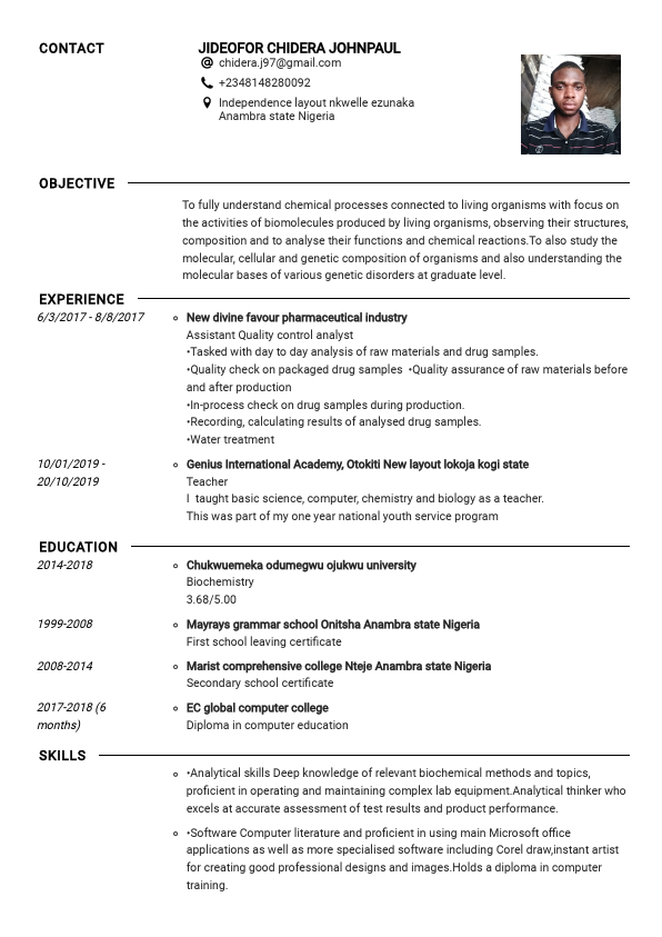 Jideofor chidera CV(1).pdf