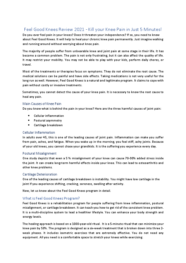 feel good knees review.pdf