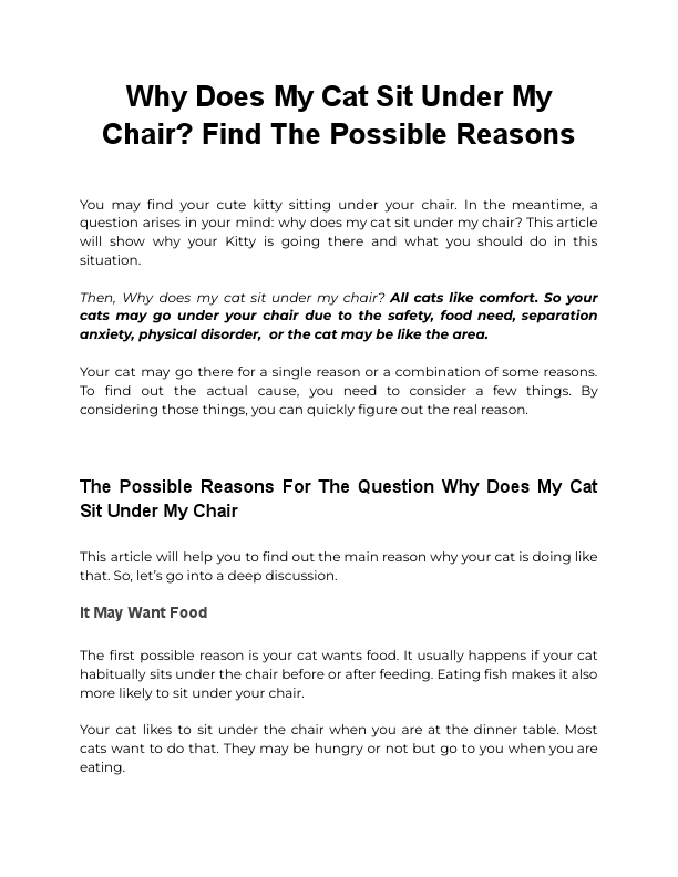 Why Does My Cat Sit Under My Chair-.pdf