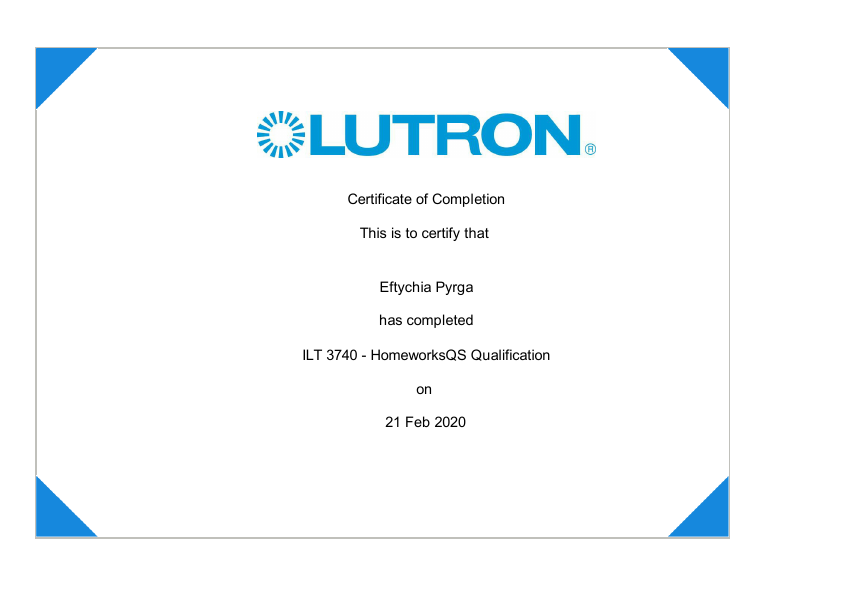 Lutron - ILT 3740 - HomeworksQS Certificate.pdf