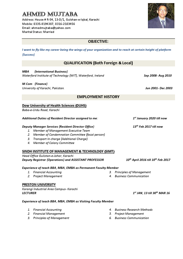 Ahmed Mujtaba Zaidi CV- PDF.pdf